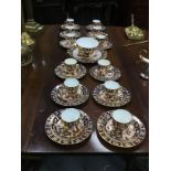 A DERBY STYLE PART TEA SERVICE