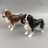 A LOT OF TWO BESWICK SPANIELS