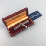 A GEORG JENSEN SILVER TIE CLIP