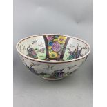 A 20TH CENTURY CHINESE FAMILLE ROSE BOWL AND OTHER CERAMICS