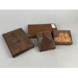 A COLLECTION OF COPPER PRINTING PLATES