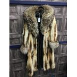 A VINTAGE FUR COAT