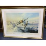 TWO SIGNED FIGHTER PLANE PRINTS