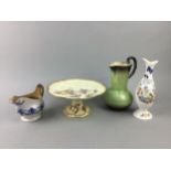 A COLLECTION OF CERAMICS INCLUDING WORCESTER AND AYNSLEY