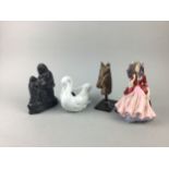 A LOT OF CERAMIC AND OTHER FIGURES