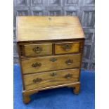 A 19TH CENTURY MAHOGANY WRITING BUREAU