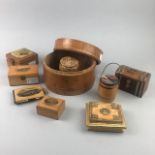 A LOT OF MAUCHLINE WARE AND OTHER BOXES