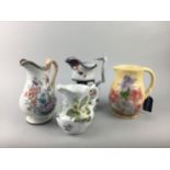 AN EDWARD RADFORD BURSLEM JUG AND OTHER CERAMICS