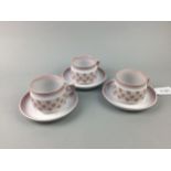 A DENBY TEA SERVICE