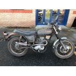 A TRIUMPH 250cc MOTORBIKE