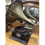 A 'JANSONS PATENT GRAMOPHONE CO' POWER AND BEAUTY DUPLOPHONE