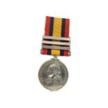 A VICTORIAN SOUTH AFRICA MEDAL AWARDED TO PTE. E. RILEY,