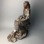 AN ALICE HEATH SCULPTURE OF A LADY