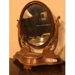 A VICTORIAN DRESSING MIRROR