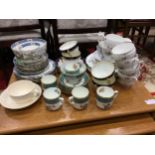 A SHELLEY PART TEA SERVICE AND OTHER TEA WARE