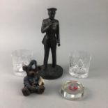 POLICE INTEREST - BATON, TUMBLERS, AND TWO FIGURES