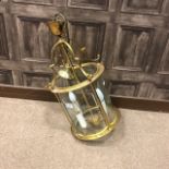 A REPRODUCTION HALL LANTERN