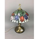 A TIFFANY STYLE TABLE LAMP