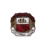 A MANCHESTER UNITED FOOTBALL CLUB ENAMELLED BADGE