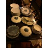 A ROYAL DOULTON 'SPINDRIFT' DINNER SERVICE AND OTHER DINNER WARE