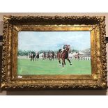 FRANKEL AT ROYAL ASCOT, AN OIL ON CANVAS BY W.D.S CHALMERS AND OTHERS