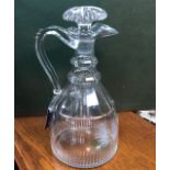 AN EARLY 19TH CENTURY CLARET JUG