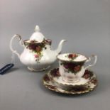 A ROYAL ALBERT OLD COUNTRY ROSES TEA SERVICE