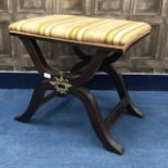 A 19TH CENTURY DRESSING STOOL