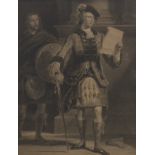 'PRINCE CHARLES EDWARD READING A DESPATCH FROM SIR JOHN COPE' AN ETCHING BY J. HORSBURGH