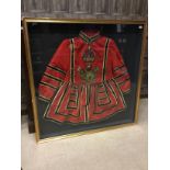 A KING GEORGE CRIMSON BEEFEATER TUNIC
