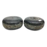 A PAIR OF EARLY 20TH CENTURY CURLING STONES