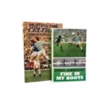 A LOT OF TWO AUTOGRAPHED CELTIC BOOKS