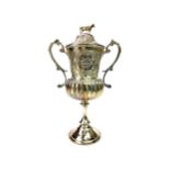 A SILVER PLATED KILMACOLM AND PORT GLASGOW AGRICULTURAL SOCIETY TROPHY