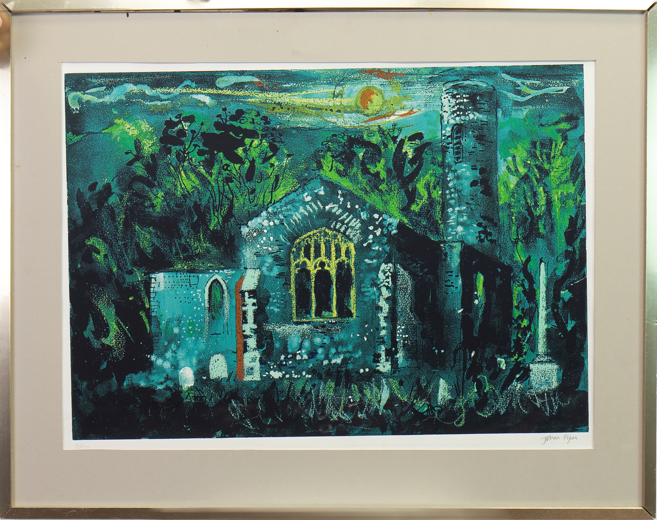 HAUTBOIS CHURCH, A LITHOGRAPH BY JOHN PIPER