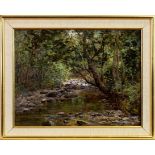 AYRSHIRE STREAM, AN OIL BY JOSEPH MORRIS HENDERSON