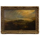 VIEW OF EDINBURGH, AN OIL