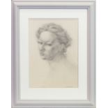 PORTRAIT OF HELEN DRUMMOND BONE, A PENCIL SKETCH BY WILLIAM DRUMMOND BONE