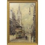 UNION STREET, ABERDEEN AN OIL BY PETER ST CLAIR MERRIMAN