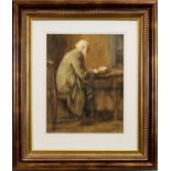 PORTRAIT OF AN ELDERLY GENTLEMAN, A WATERCOLOUR BY JOHN RENNIE MACKENZIE HOUSTON