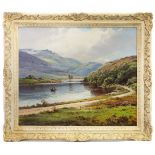 LOCH EILT, AN OIL BY W MCGREGOR