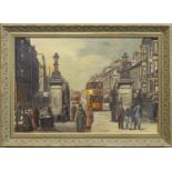 TOWARDS QUEEN'S PARK, VICTORIA ROAD, AN OIL BY PETER ST CLAIR MERRIMAN