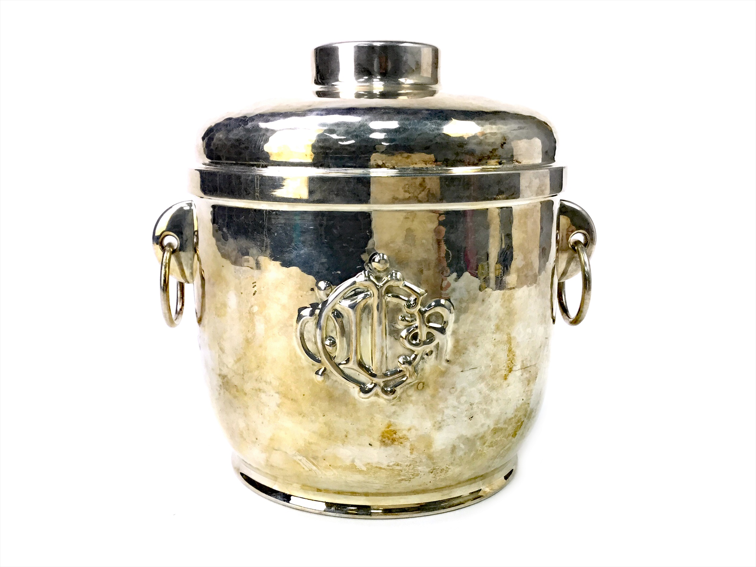 A 1970S CHRISTIAN DIOR SILVER PLATED ICE BUCKET