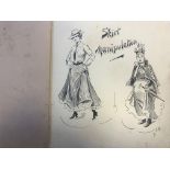 AN EARLY 20TH CENTURY SKETCH BOOK