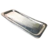 A LIBERTY & CO HAMMERED PEWTER TRAY