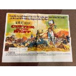 A QUAD FILM POSTER FOR CUSTER OF THE WEST