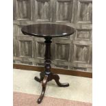 A 19TH CENTURY MAHOGANY TEA TABLE