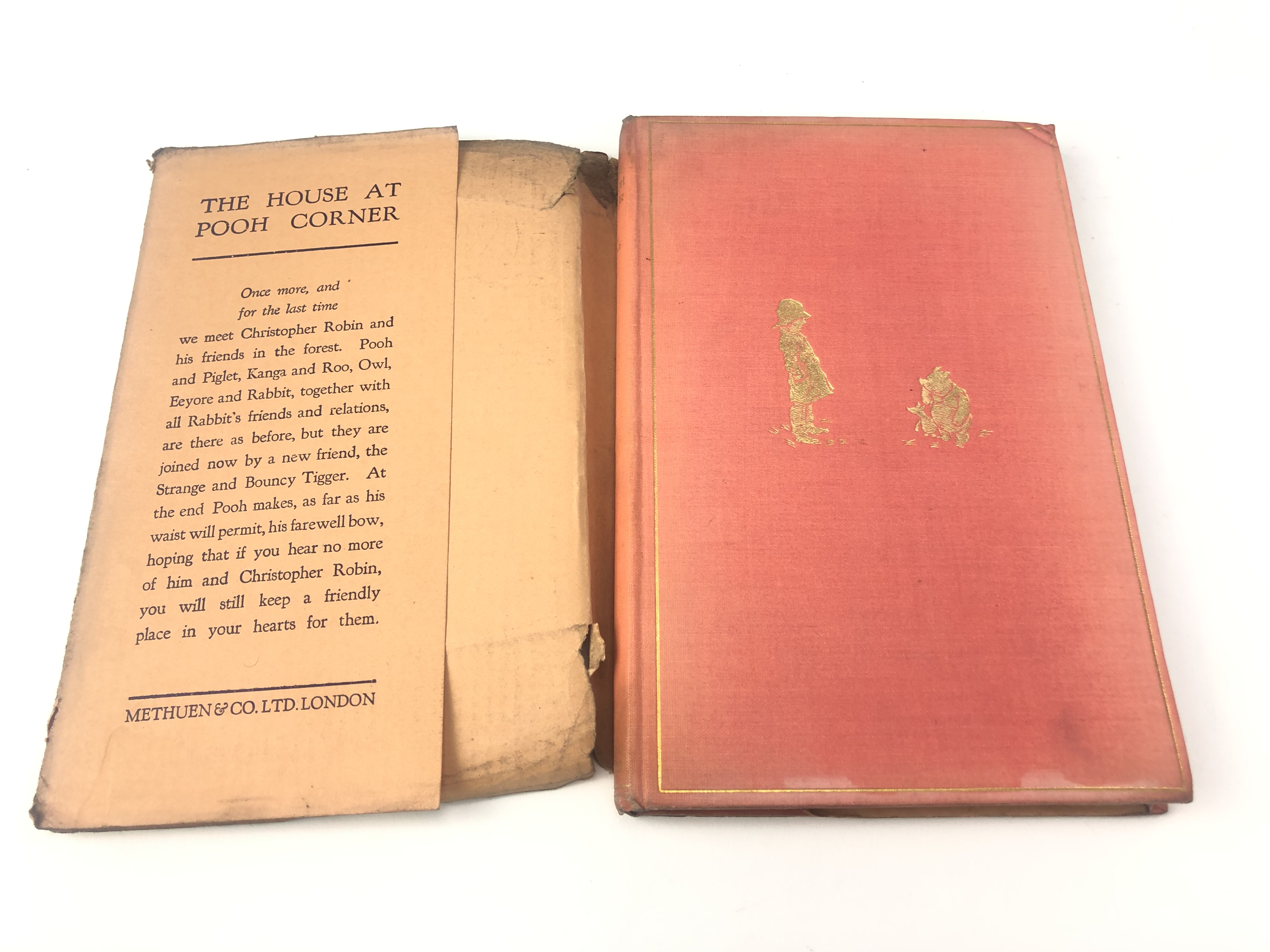 A LOT OF TWO FIRST EDITION COPIES OF THE HOUSE AT POOH CORNER BY A.A. MILNE, AND TWO OTHERS - Image 4 of 5