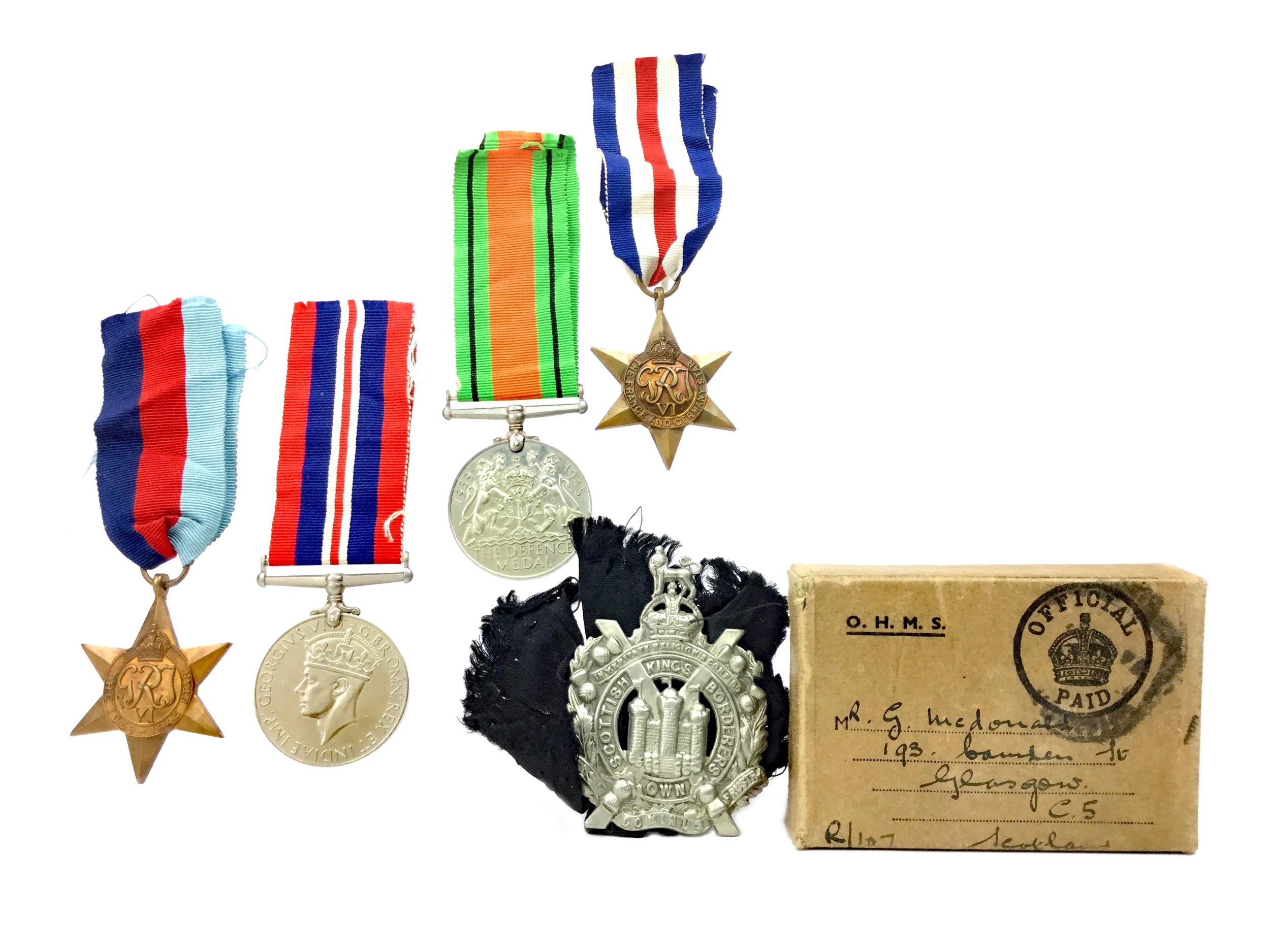 A LOT OF WWII GENERAL SERVICE MEDALS