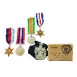 A LOT OF WWII GENERAL SERVICE MEDALS