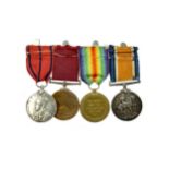 AN INTERESTING GROUP OF FOUR MEDALS